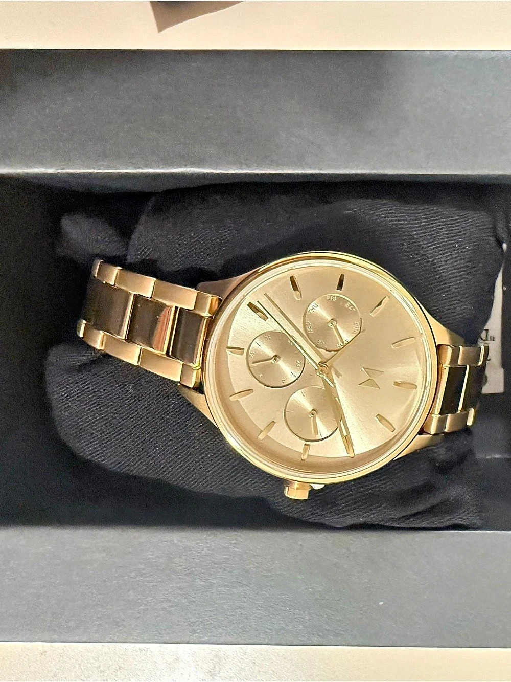 MVMT Gold Chronograph Watch